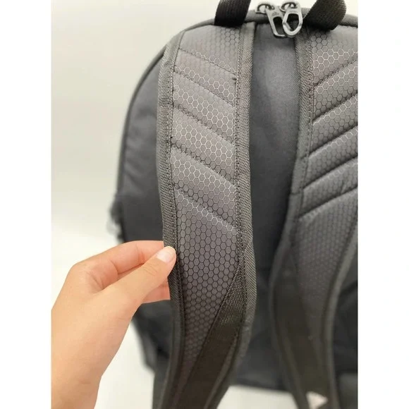 Adidas Black Silver Estadio Backpack Bookbag NEW - Picture 5 of 14